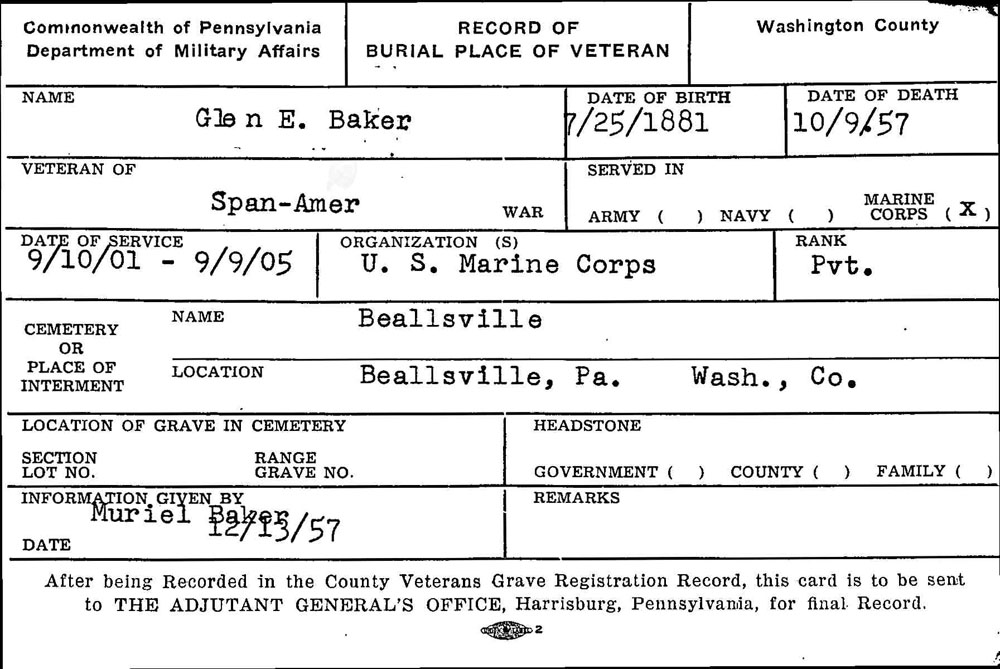 Glen E. Baker